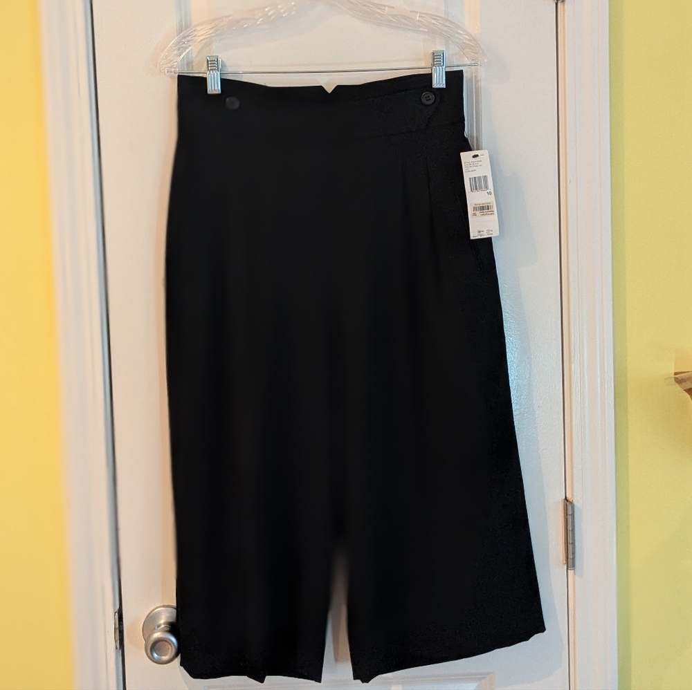 Trendy Black Women's Cullotes